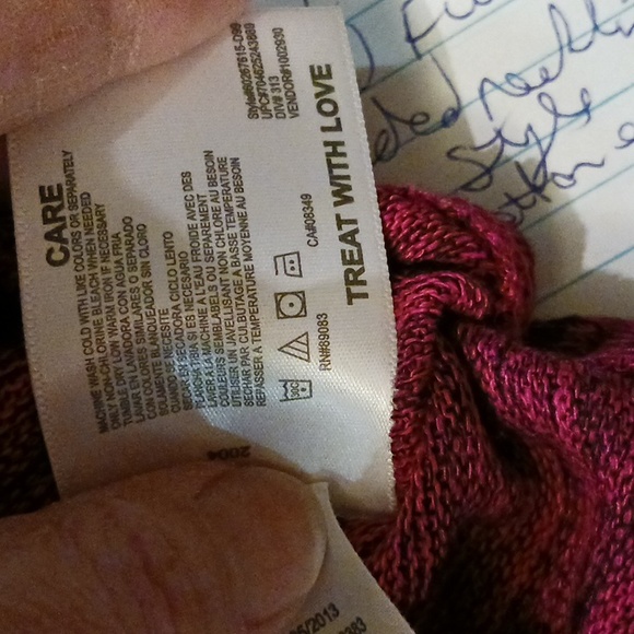 l.e.i. Cropped Poncho Sweater w/Lace Back Sz L (10/12) Girl Adult XS - Picture 11 of 12